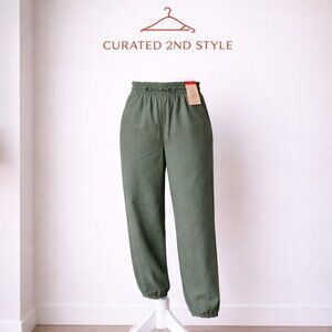 Levi’s Off Duty Jogger Pants Thyme Green NWT Size M